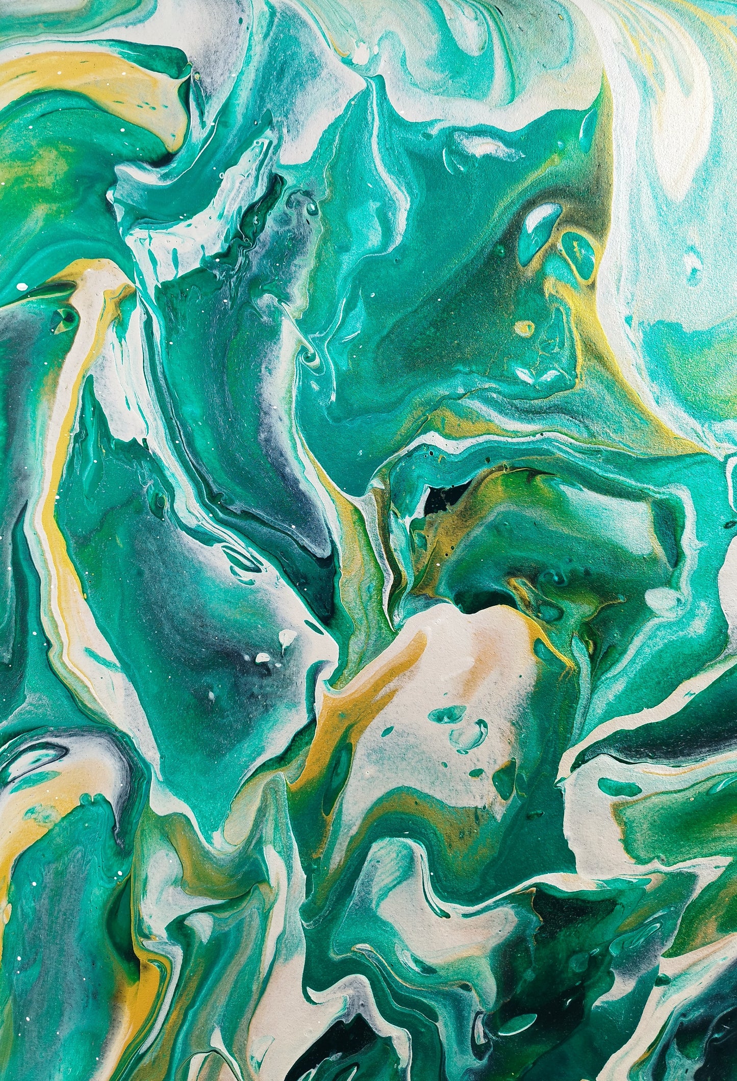 Emerald Pools I Original Canvas